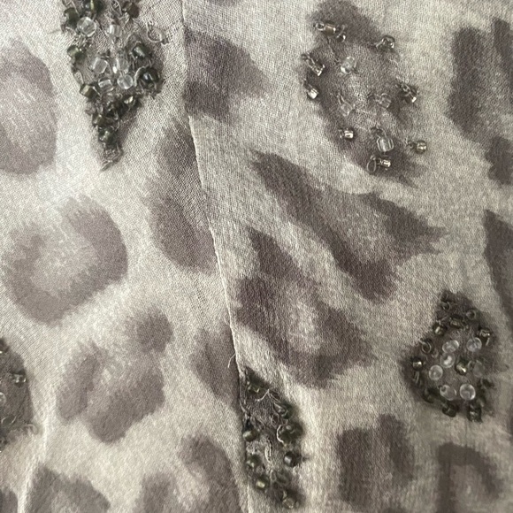 JOIE animal print Skirt size M - Picture 4 of 5